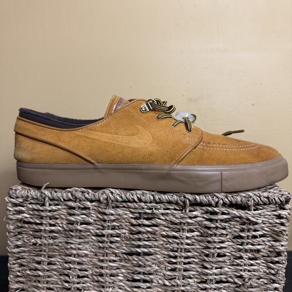 Size 13 - Nike Zoom Air Stefan Janoski Premium Skateboard SB Bronze AR1575-779 main image 6
